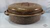 ENAMELD ROASTING PAN WITH LID - 3