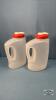 (4) RUBBERMAID PITCHERS AND GROCERY BASKET - 4