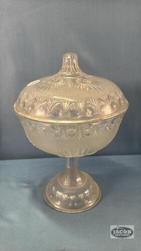 PEDESTAL DISH WITH LID