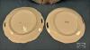 (3) FLORAL PLATES - 3