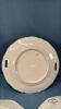(3) FLORAL PLATES - 5