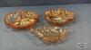 (3) LEAF DISHES - 2