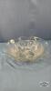 9.5IN FLUTED IRIS GLASS BOWL