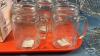(2) COLAPSIBLE WIRE BASKETS AND (10) DRINKING JARS - 2