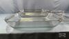 (3) GLASS BAKING PANS - 2