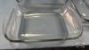 (3) GLASS BAKING PANS - 3