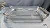 (3) GLASS BAKING PANS - 5