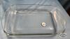 (3) GLASS BAKING PANS - 6