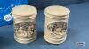 (4) MUGS WITH MATCHING SALT AND PEPPER - 5