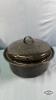 ENAMELED 14IN ROASTING PAN WITH LID - 4