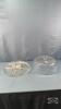 GLASS DIVIDED DIP TRAY