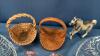 (2) SERVING PLATES WITH HORSE AND CHINA FIGURINES - 6