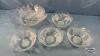 11IN SERVING BOWL WITH (4) 7IN SALAD BOWLS - 3