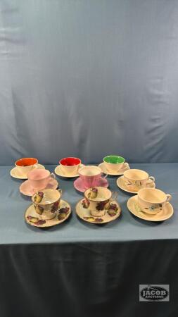 (9) CUPS AND SAUCERS