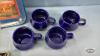 FARMALL SERVING TRAY WITH COBALT BLUE RELISH DISH - 3