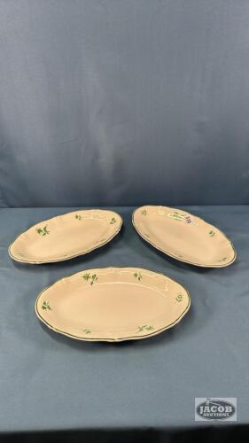 (3) 10IN LONG OVAL PLATES
