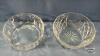 (4) GLASS BOWLS - 5