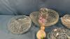ASSORTED GLASS WARE LOT - 6