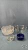 (4) GLASS BOWLS