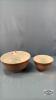 (2) PYREX MIXING BOWLS