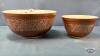 (2) PYREX MIXING BOWLS - 2