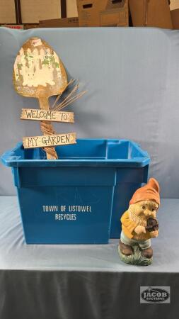 BLUE BOX WITH CONTENTS