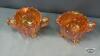 CARNIVAL GLASS LOT - 8