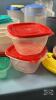 LARGE QUANTITY OF PLASTIC LUNCH CONTAINERS - 2