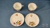 (8) CUPS AND SAUCERS - 9
