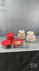 QUANTITY OF GLASS FOORD STORAGE CONAINERS