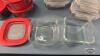 QUANTITY OF GLASS FOORD STORAGE CONAINERS - 3