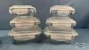 QUANTITY OF GLASS FOORD STORAGE CONAINERS - 4
