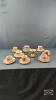 (9) CUPS AND SAUCERS