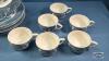 (6) PLACE SETTINGS OF BLUE AND WHITE CHINA - 12
