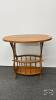 MAGAZINE RACK WITH OAK FINSIH