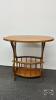 MAGAZINE RACK WITH OAK FINSIH - 4