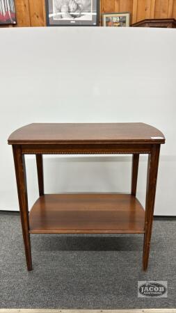 WOODEN END TABLE
