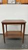 WOODEN END TABLE