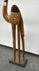 31IN TALL WOODEN CAMEL FIGURE - 2
