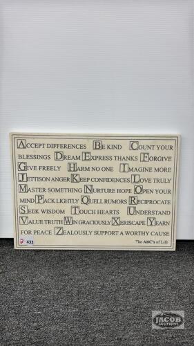 WALL PLAQUE