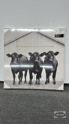 CATTLE PICTURE ON CANVAS