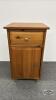 SMALL WOODEN CUPBOARD WITH DRAWER