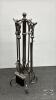 SET OF FIREPLACE TOOLS WITH STAND - 4