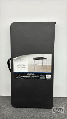 34IN SQUARE FOLDING TABLE