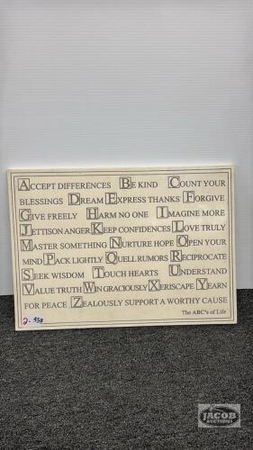 WALL PLAQUE