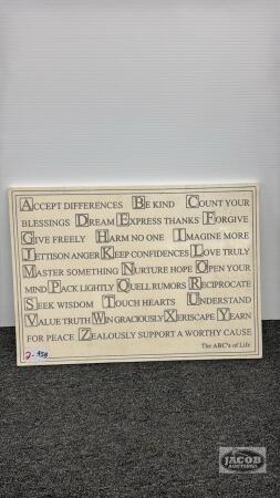 WALL PLAQUE