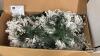ARTIFICIAL 7.5 FOOT SNOW COVERED CHRISTMAS TREE - 3