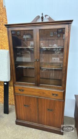 HEPWORTH WALNUT CHINA CABINET