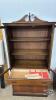 HEPWORTH WALNUT CHINA CABINET - 5