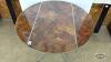 CHROME DROP LEAF ROUND TABLE - 3
